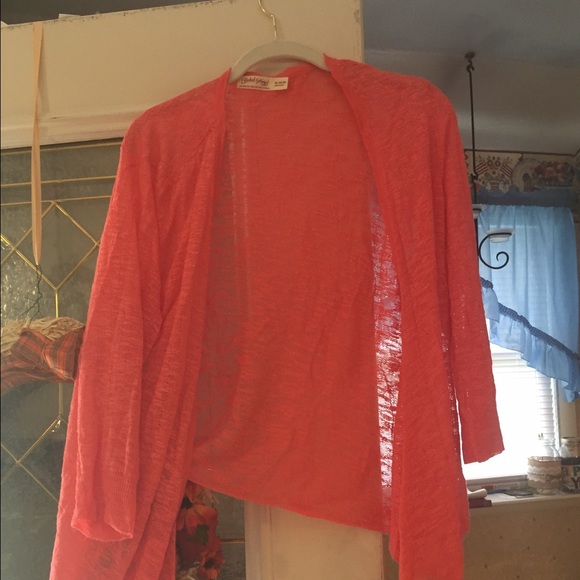 Pink cardigan