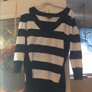 B&W striped sweater