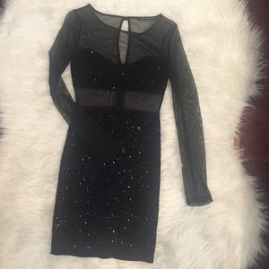 Black sparkly Cocktail Dress
