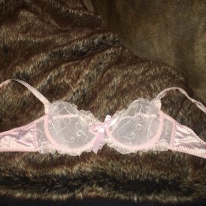 BRAND NEW! Sheer baby pink bra