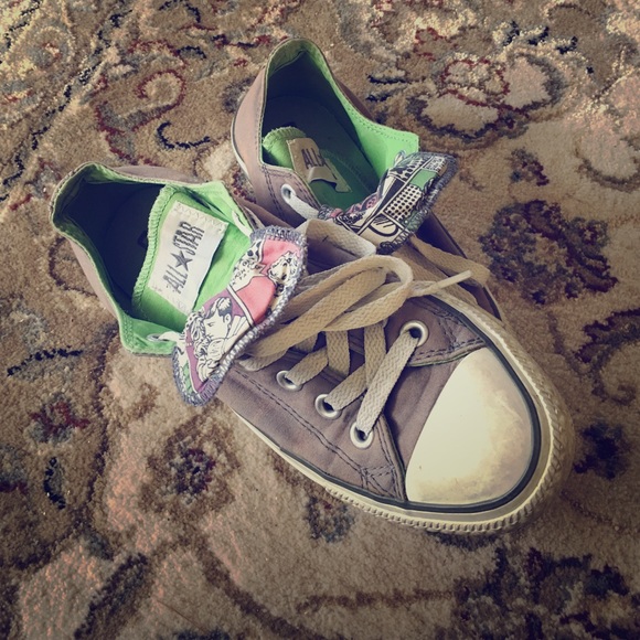 Comic Book Converse All-Star Sneakers