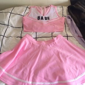 Cheerleading outfit! GLITTER FOR DINNER