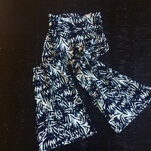 Palazzo pants Black Blue White