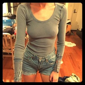 FREE PEOPLE STRETCHY LONG SLEEVE