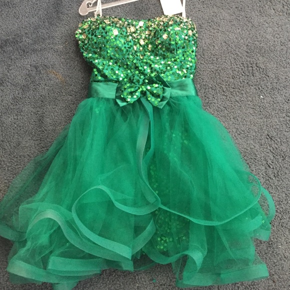 Green Homecoming Dress