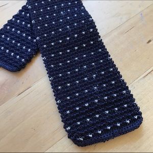 TRENDY! Silk Knit Tie - Pin Dot
