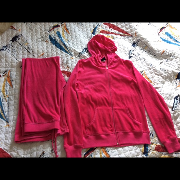 Hot pink Katydid Sweat set NWOT