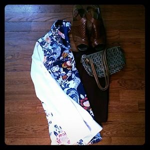 Express Floral Print Blouse