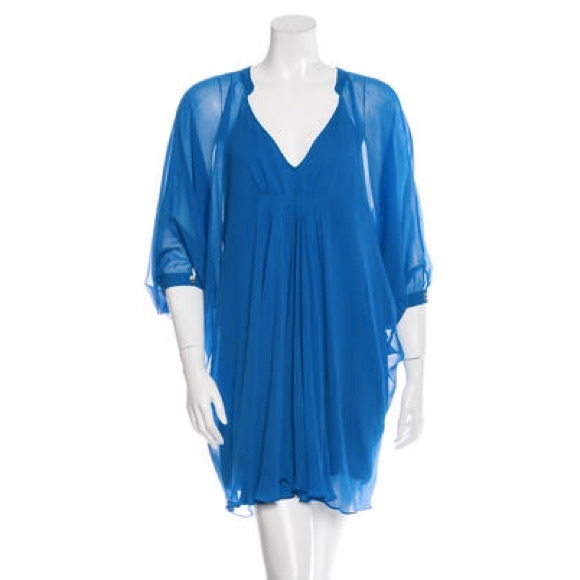 Diane von Furstenberg Silk Fleurette Dress