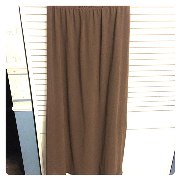 Taupe Maxi Skirt - Picture 1 of 1