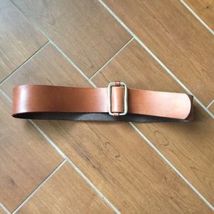 Brown thick belt