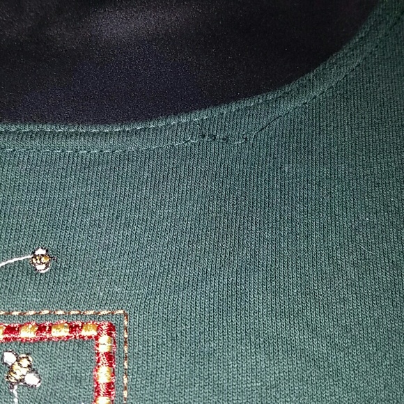 SALE Visible Ink Green Cotton Maxi Dress M Beehive - Picture 2 of 4