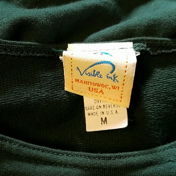 SALE Visible Ink Green Cotton Maxi Dress M Beehive - Picture 4 of 4