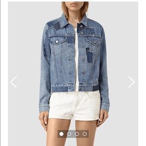 Allsaints patches denim jacket