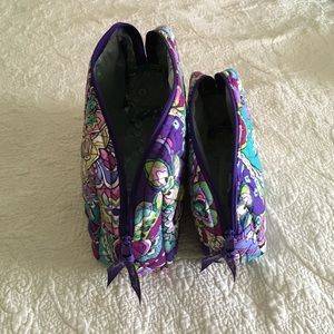 RESERVED Vera Bradley lined cosmetic set