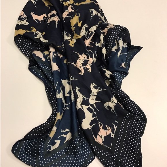 h&m scarf print dress