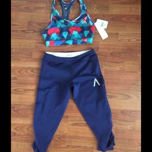 adidas AKTIV 3/4 tights and sports bra
