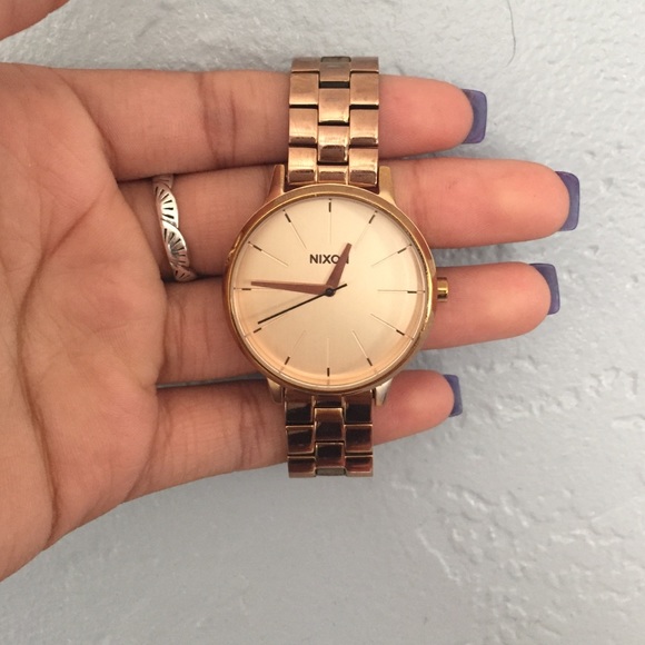 Rose Gold Nixon Kensington Watch
