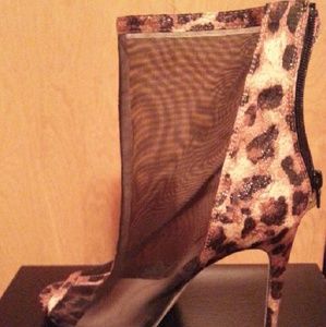 Leopard & Mesh Heels