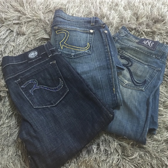 Rock and Republic jeans sz 26(set of 3)