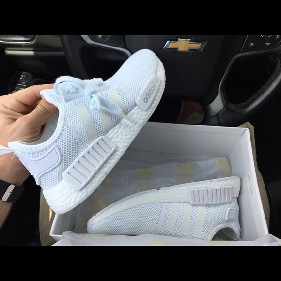 Adidas NMD white/white Women's 7 Men's 5