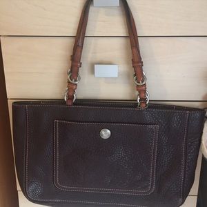 COACH leather handbag