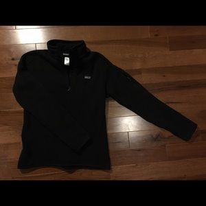 Black Patagonia quarter zip