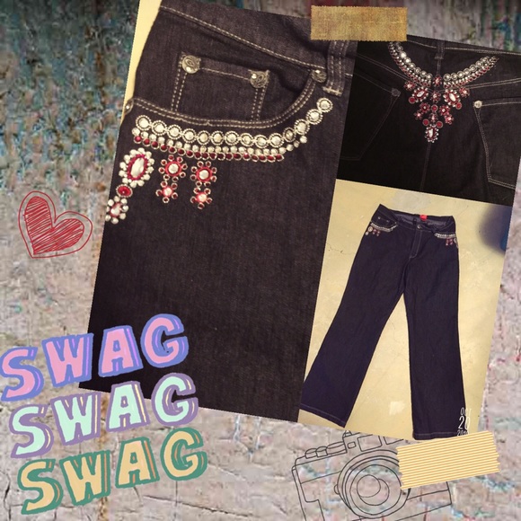 Size 14 beautifully embellished jeans🛍🛍❤️