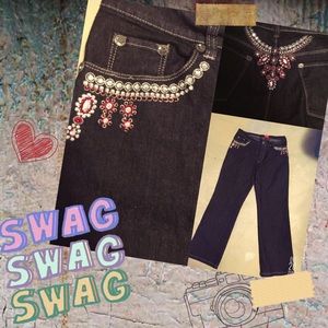 Size 14 beautifully embellished jeans🛍🛍❤️
