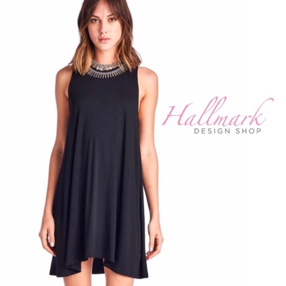 High Neck Super Soft Basic Dress - Picture 2 of 5