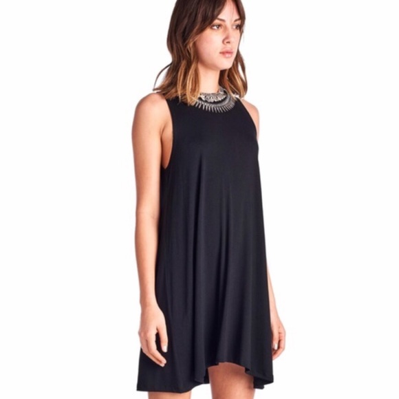 High Neck Super Soft Basic Dress - Picture 4 of 5
