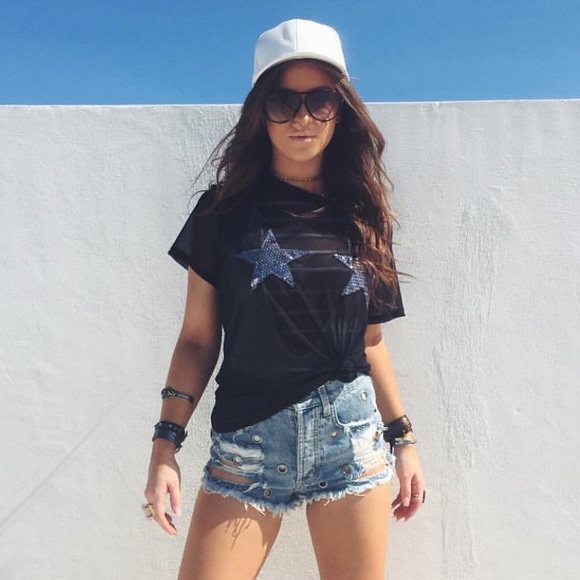 Mesh Star Tee