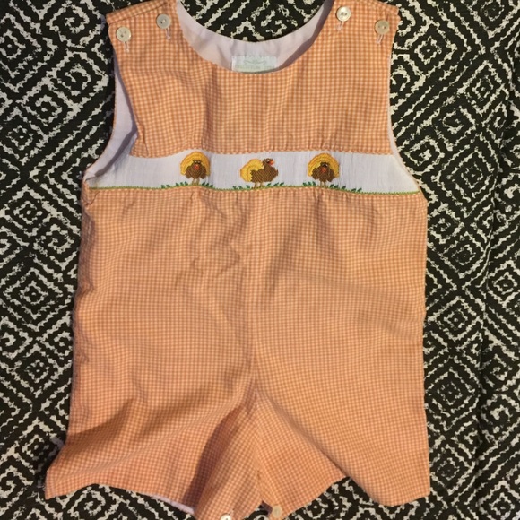 Vive La Pete Turkey Smocked Shortall