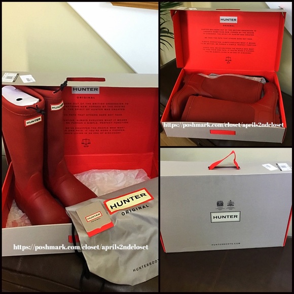 ❌SOLD❗️1-HOUR SALE❗️HUNTER ORIGINAL RAIN BOOTS - Picture 3 of 4