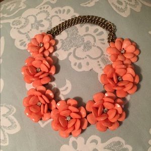 J Crew Floral Statement Necklace
