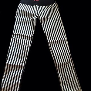 Striped Stretchy Skinnny Pants