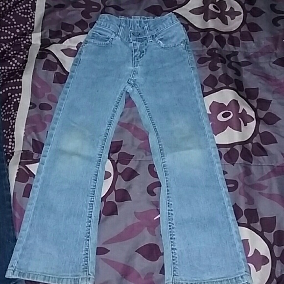 girls size 5 boot cut stretch jeans