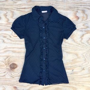 Polkadot career blouse