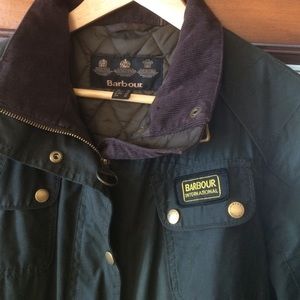 EUC Barbour Hawkstone Parka US 8 olive green