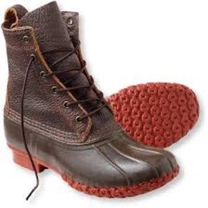 Women's bean boots by LL Bean, bison, 8", size 7