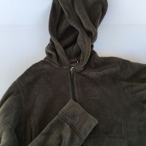 Patagonia zipper hooded fleece women's size small