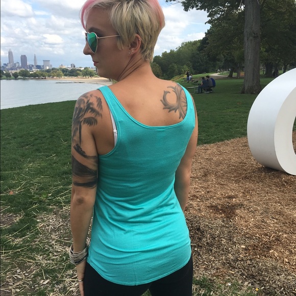 Do You Have A Dream? tank top (teal) - Picture 7 of 7