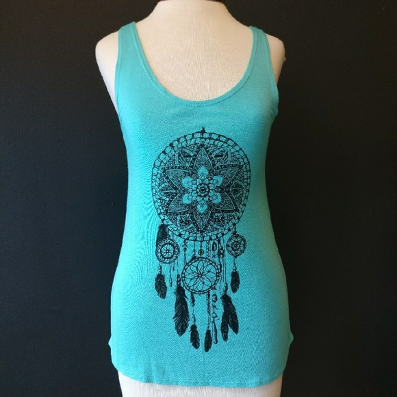 Do You Have A Dream? tank top (teal) - Picture 4 of 7