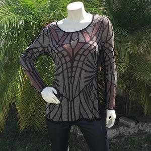 NIC+ZOE | 'Glass Windows' Knit Top