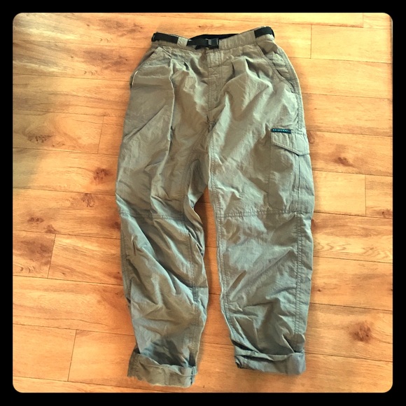 Nylon Cargo Pants