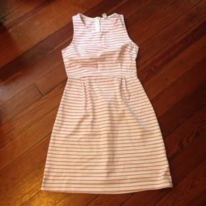 Pink and White Striped Dress- SO Comfortable!