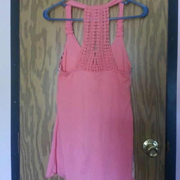 BNWT -Pink Floral Razorback Tank - Picture 2 of 2