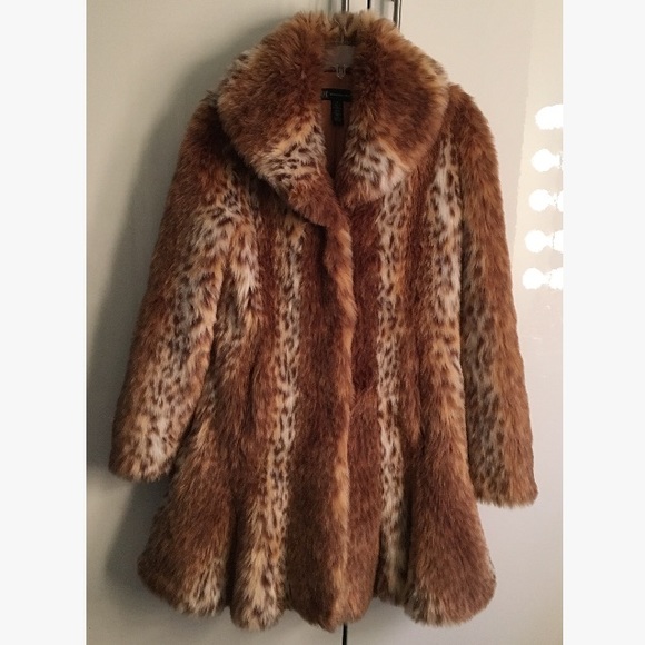FAUX FUR jacket true GLAM! by INC
