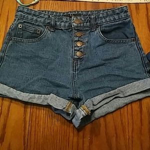High waisted shorts