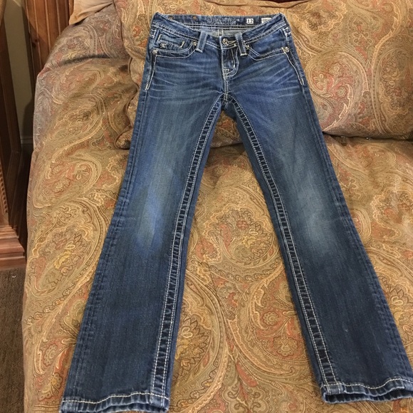 Kids  Miss Me size 12 straight leg jeans.